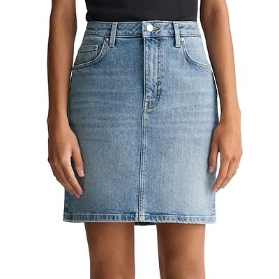5-Pocket Denim Mini Skirt