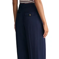 Loose-Fit Low-Rise Wide-Leg Chino Pants