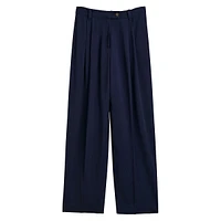 Loose-Fit Low-Rise Wide-Leg Chino Pants