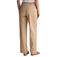 Relaxed Stretch-Organic Cotton Twill Chino Pants