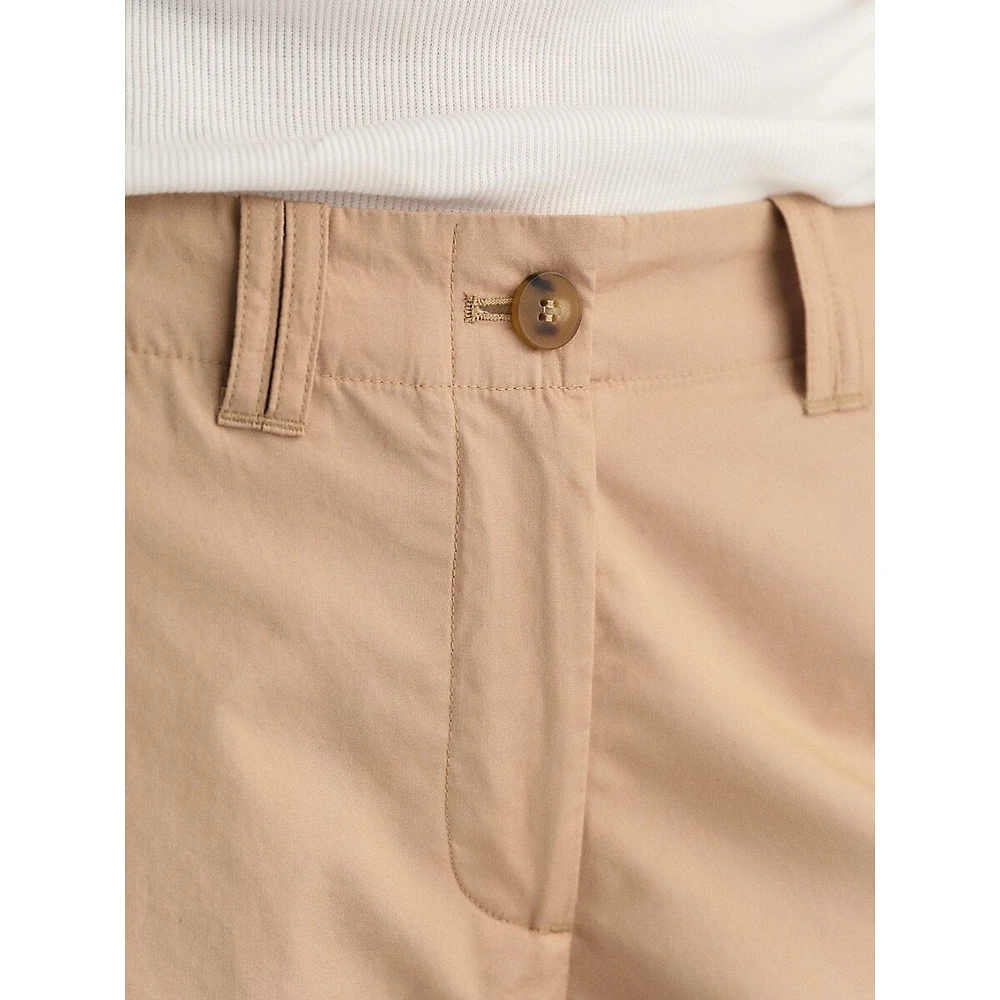 Relaxed Stretch-Organic Cotton Twill Chino Pants