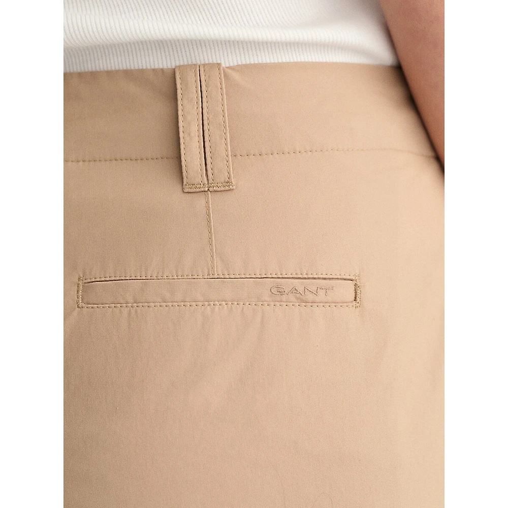 Relaxed Stretch-Organic Cotton Twill Chino Pants