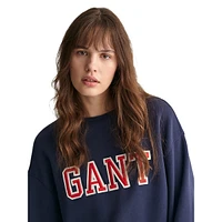 Logo-Lettered Relaxed-Fit Sweatshirt