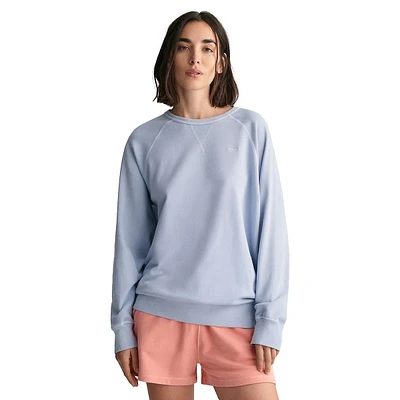 Relaxed-Fit Sunfaded Crewneck Sweatshirt