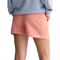 Relaxed-Fit Sunfaded Pull-On Shorts