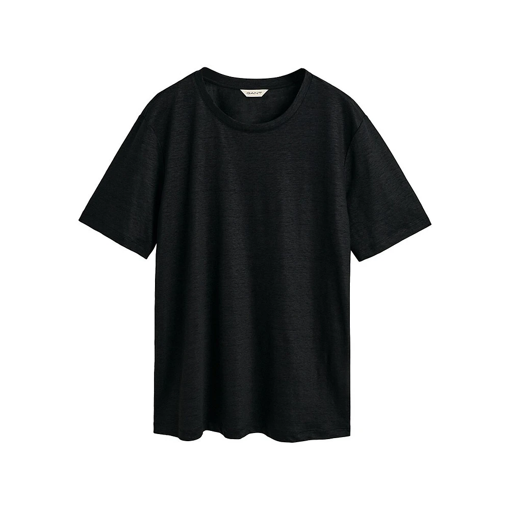 Relaxed-Fit Linen T-Shirt