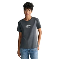 Resort Graphic Washed Cotton T-Shirt