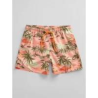 Hawaii-Print Swim Shorts