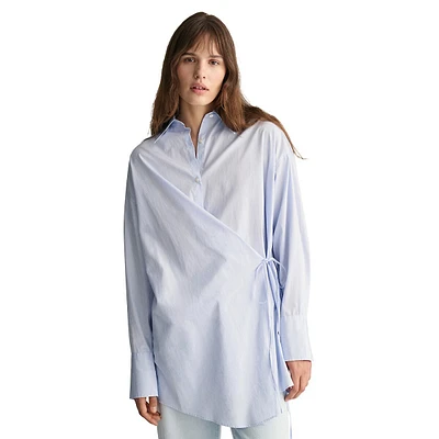 Oversized Wrap Shirt