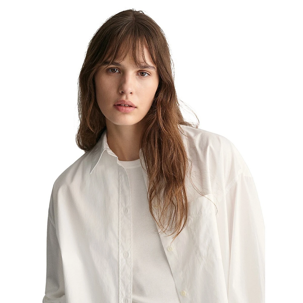 Oversized Poplin Shirt