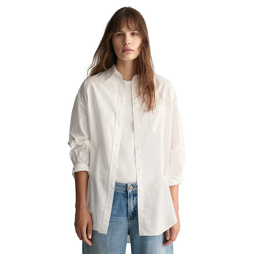 Oversized Poplin Shirt
