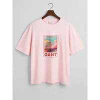 Sun-Faded Washed Graphic T-Shirt