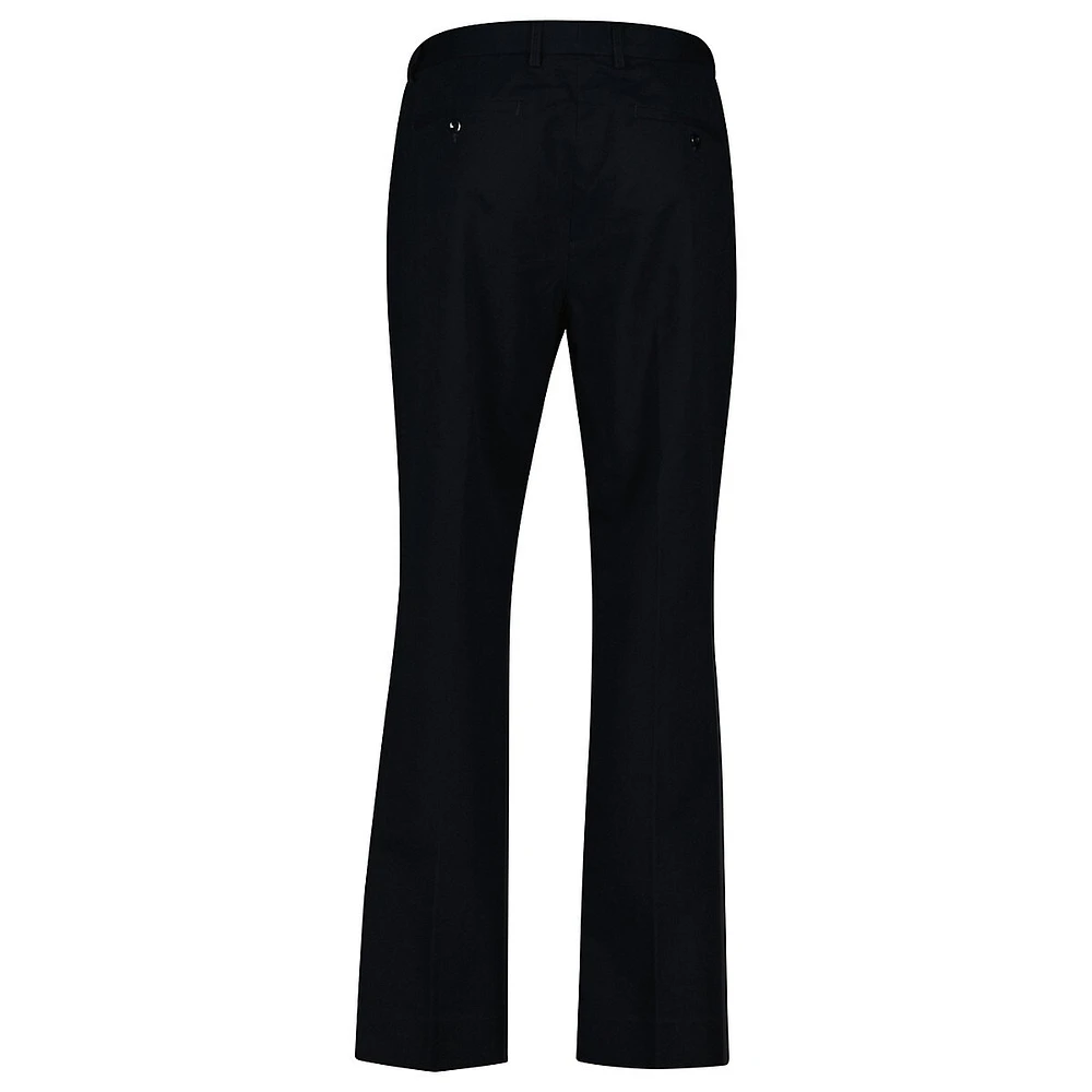 Slim-Fit Flat-Front Cotton Pants