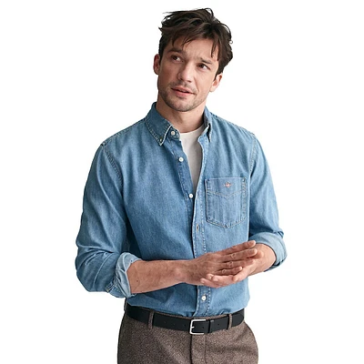 Regular-Fit Denim Shirt