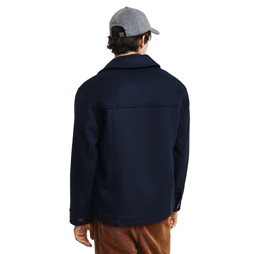 Wool-Blend Field Jacket