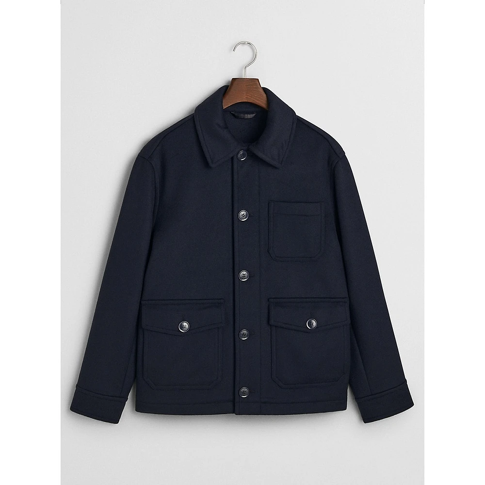 Wool-Blend Field Jacket