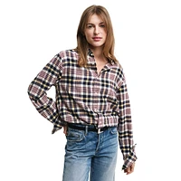 Regular-Fit Flannel Plaid Shirt