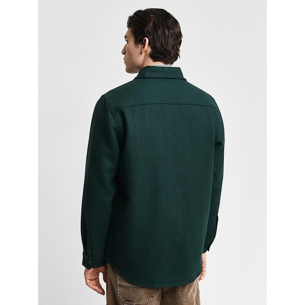 Wool-Blend Shacket