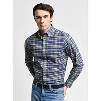 Regular-Fit Archive Poplin Check Organic Cotton Shirt