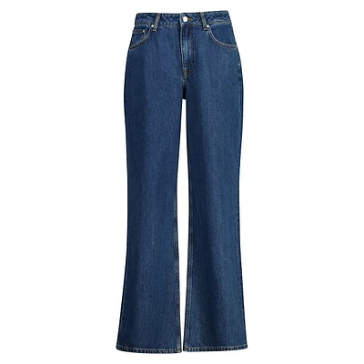 Relaxed-Fit Straight-Leg Jeans