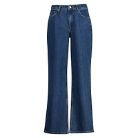 Relaxed-Fit Straight-Leg Jeans