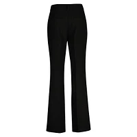 Slim-Fit Flared Dress Pants