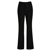 Slim-Fit Flared Dress Pants