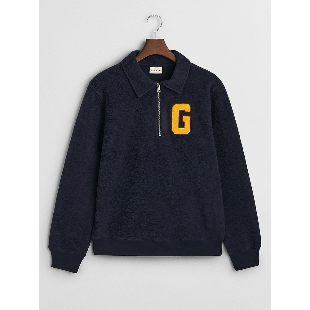 G Badge Half-Zip Fleece Pullover