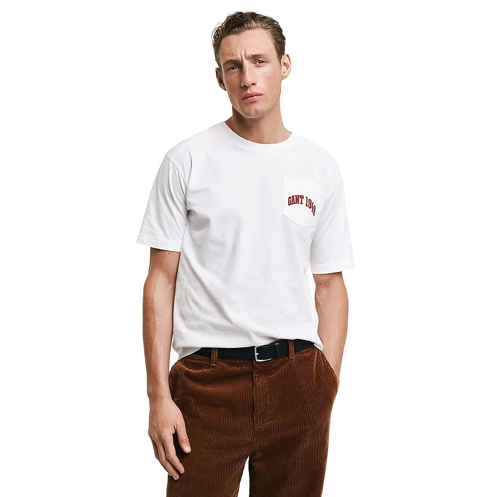 Relaxed-Fit Pocket Graphic T-Shirt