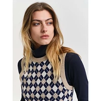 Lambswool Argyle Vest