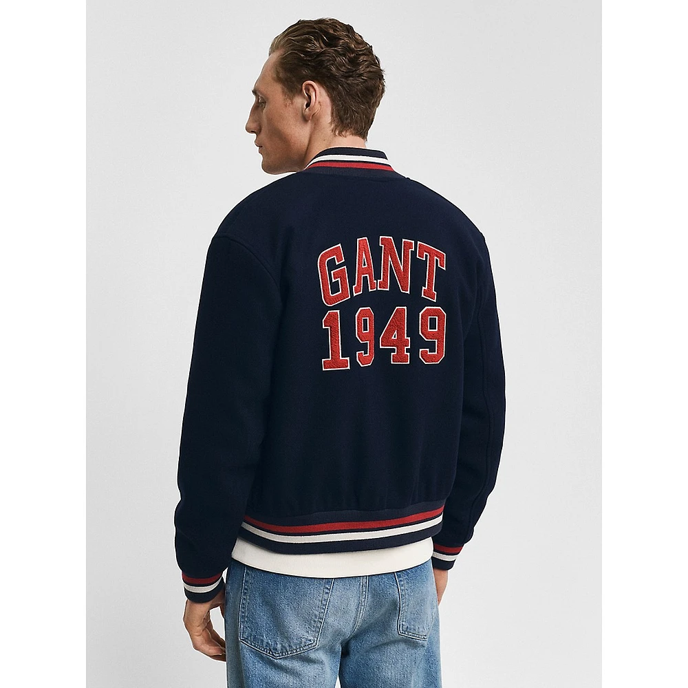 Wool-Mix Varsity Jacket