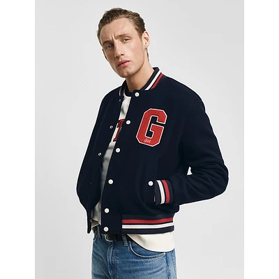 Wool-Mix Varsity Jacket