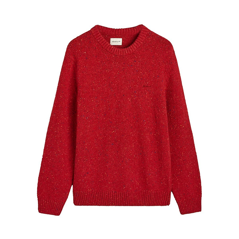 Neps Wool-Blend Crewneck Sweater