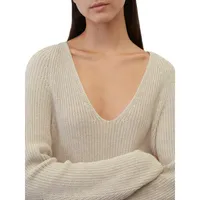 Organic Cotton V-Neck Sweater