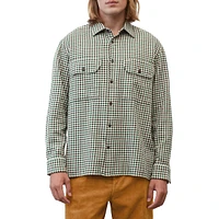 Checks Organic Cotton Relaxed-Fit Twill Shirt