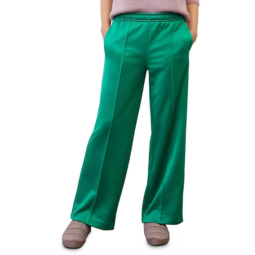 Smart Pull-On Flared Track Pants