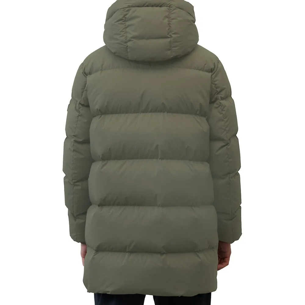 Puffa Hero Hooded Feather-Down Puffer Jacket