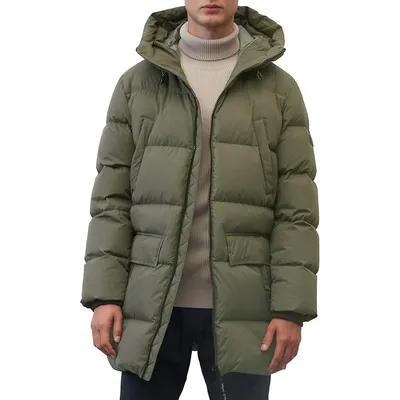 Puffa Hero Hooded Feather-Down Puffer Jacket