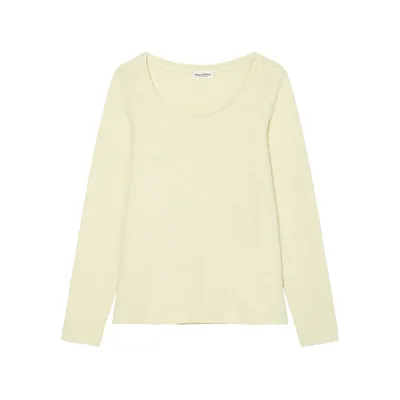 Loose-Fit Organic Cotton Long-Sleeve Top
