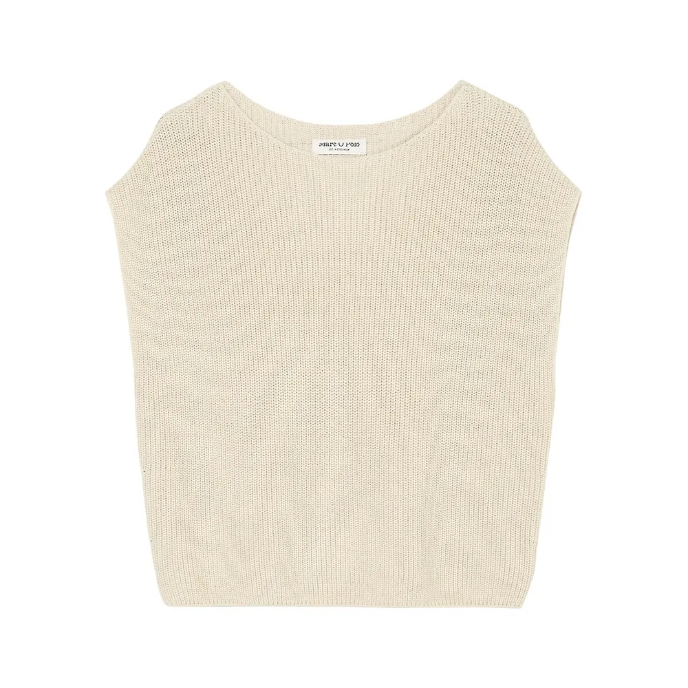 Organic Cotton Knit Vest