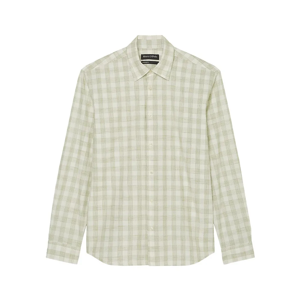Marc O'Polo Organic Cotton Slub Check Shirt