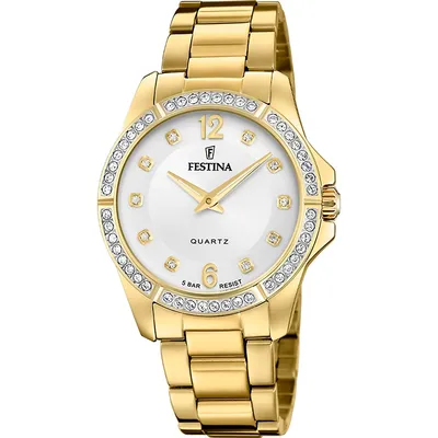 Mademoiselle Stainless Steel Watch In Gold