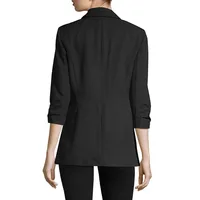 Classic Three-Quarter Sleeve Blazer