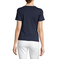 Petite Roundneck Cotton T-Shirt