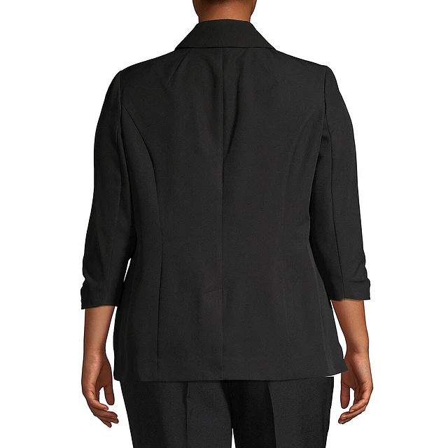 I.N.C International Concepts Plus Three-Quarter Sleeve Blazer