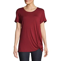 Short-Sleeve Knot Tee