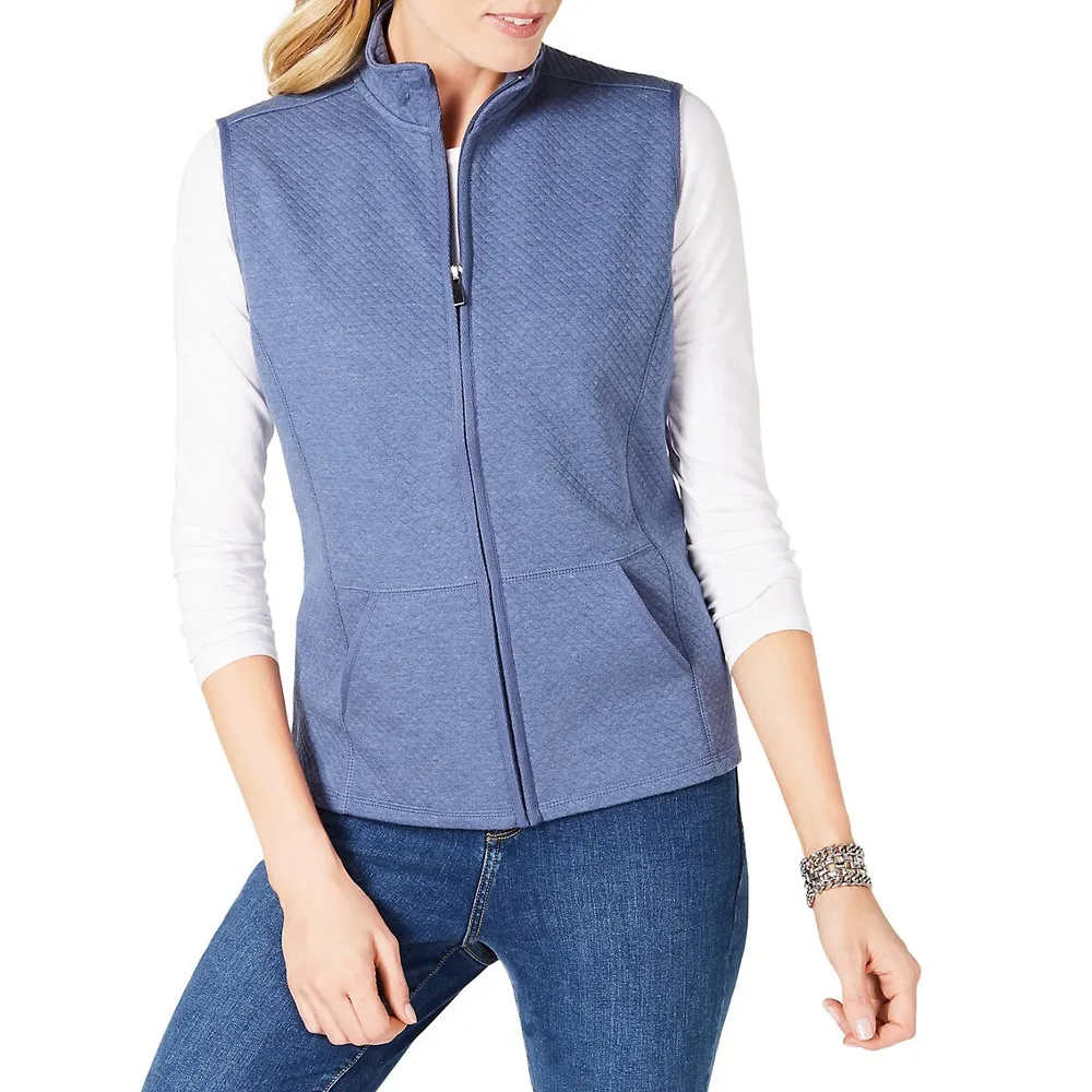 Quilted Fleece Vest