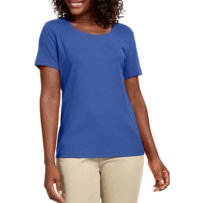 Petite Roundneck Cotton T-Shirt