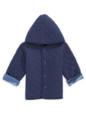 Baby Boy's Quilted Button-Down Jacket