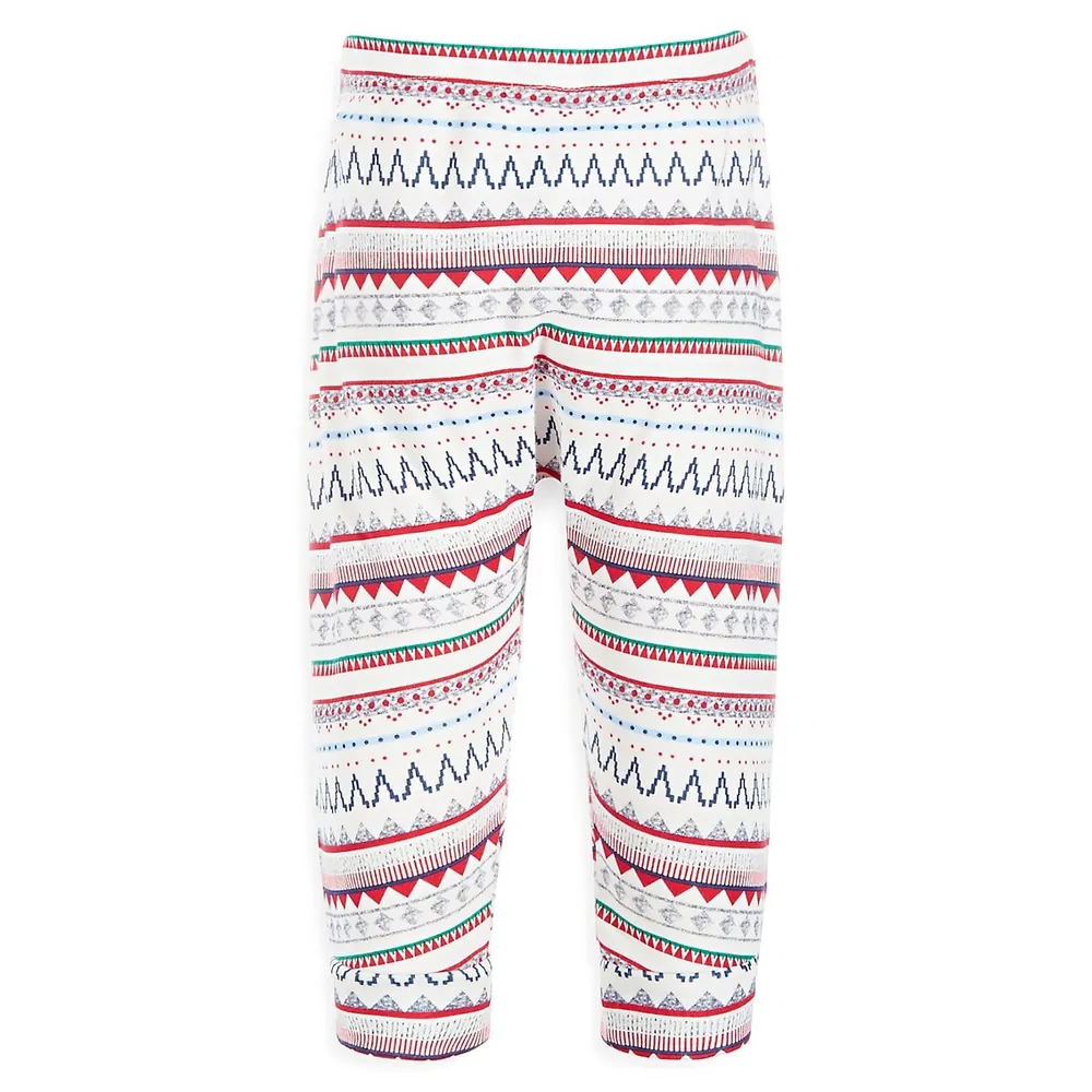 Baby Boy's Fair Isle Jogger Pants